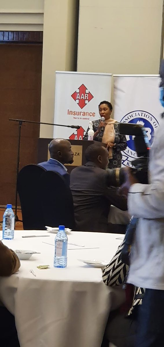 AAR_Insurance's tweet photo. Our GM- Sales, Jonah Wachira and COO, Mercy Ndegwa, Making a presentation during the @AIBK_Kenya Broker breakfast at Crowne Plaza. https://t.co/rCKMmOHfoM