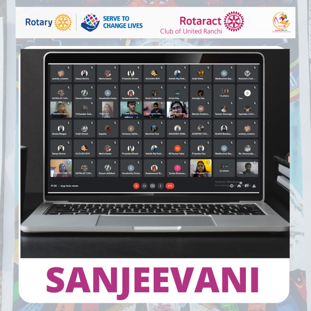 RACUnitedRanchi's tweet photo. On 1st July 2021, @RACUnitedRanchi collaborated with RAC North Calcutta in the webinar in order to show our appreciation to our Doctors under the tagline SANJEEVANI.
#July1st #DoctorsDay2021 #RId3250 #beyondthelimit #servetochangelives
@RCCCalcutta @rc_calcutta @WeAreRanchi https://t.co/VugVrzgHxk