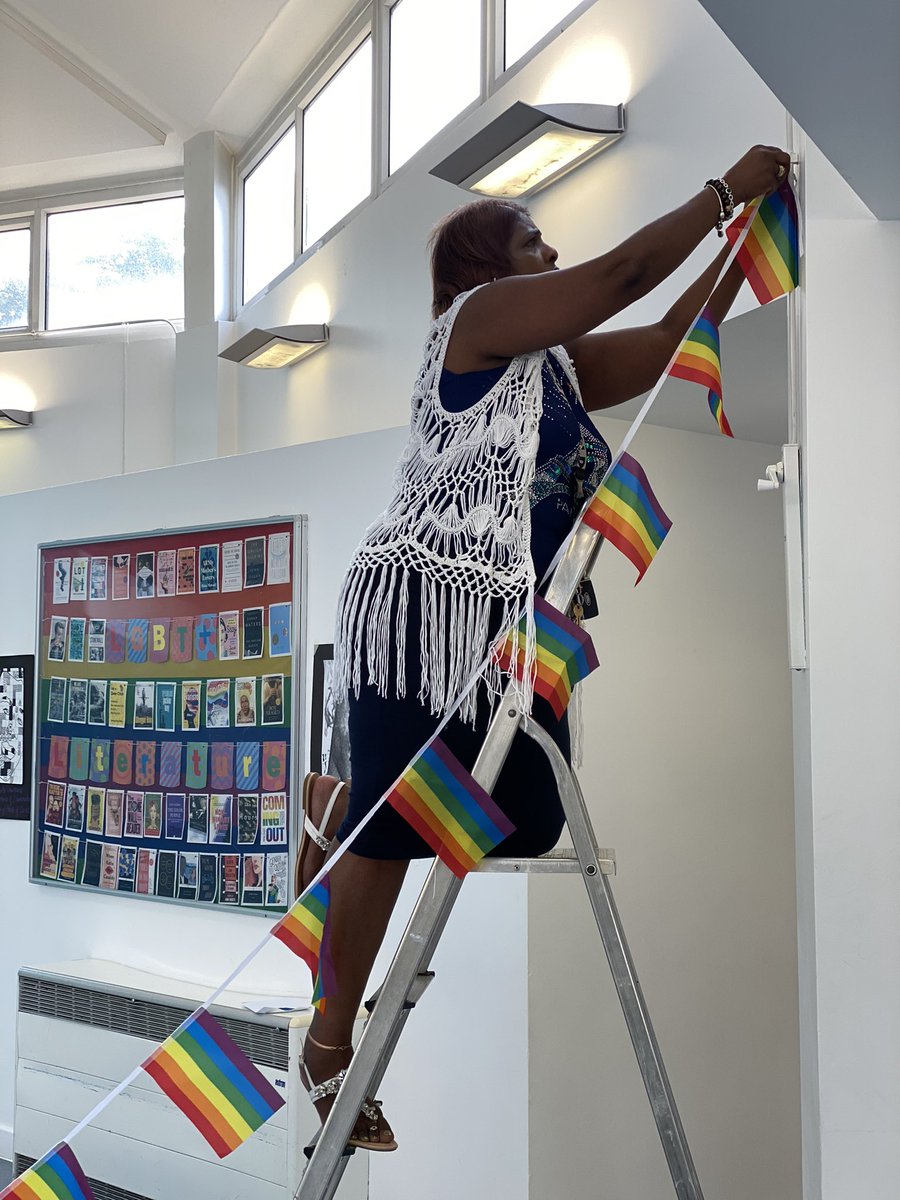 HaringeyLP's tweet photo. To celebrate the final week of #PrideMonth2021 we’re having a final Pride breakfast for staff &amp; students. The rainbow flags are flying &amp; the breakfast feast is cooking! 🏳️‍🌈 🏳️‍⚧️ 🍳 🥓 #HLPValues #ThisIsAP https://t.co/bFGJGcOOV3