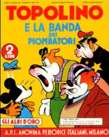 mariobianchi18's tweet photo. Il #2luglio 1938 appare per la prima volta #Manetta, storico collaboratore del Commissario Basettoni. La storia è The plumber's helper pubblicata sui quotidiani Usa. In Italia ha il titolo Topolino e la banda dei piombatori, appare sul giornale #Topolino a partire dal marzo 1939. https://t.co/3xTGoVDXIg