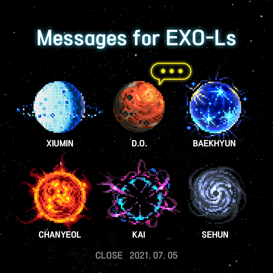 #EXO_XR_Gallery Web Version Close D-2

Did you find the hidden letters from EXO? Do not miss the handwriting messages for EXO-Ls!

👉 international-xr-gallery.com

#엑소 #EXO
#DONT_FIGHT_THE_FEELING 
#for_international_fans