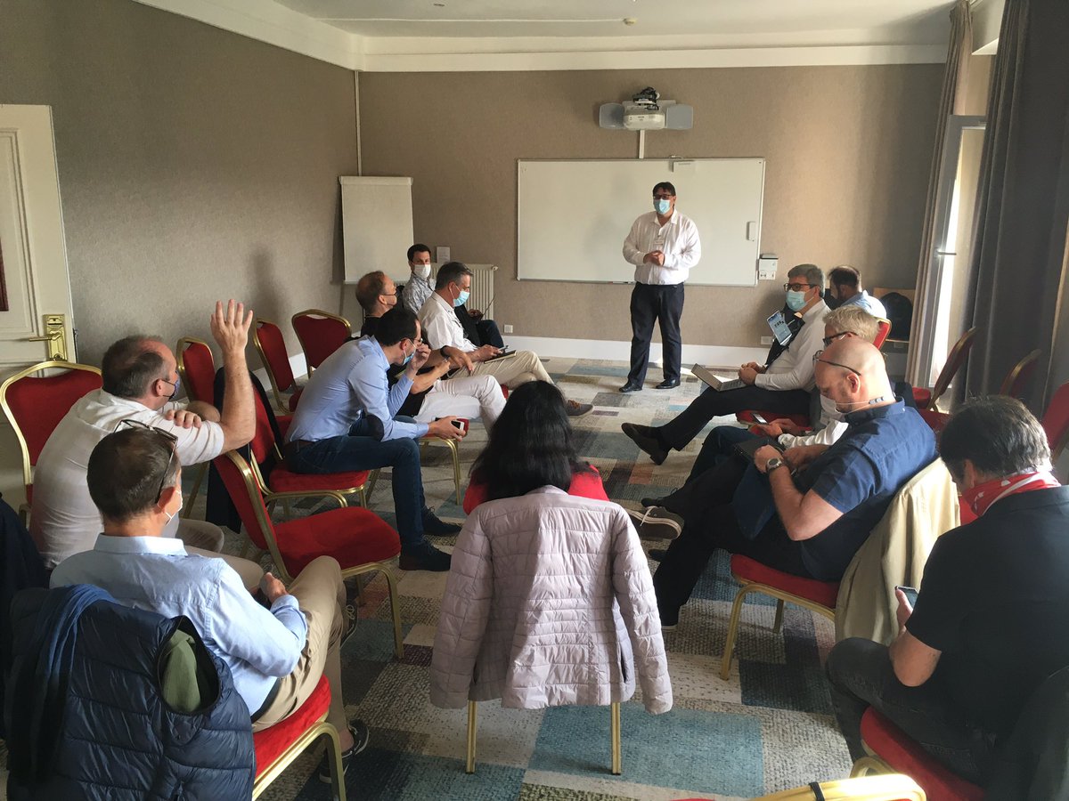 Atelier IMA ce matin <a href="/IMA_Innovation/">IMA - Innovation Makers</a> lors de l #ITES Deauville merci <a href="/Yann_Barthelemy/">Yann Barthelemy</a> Président de l #IMA de l animer 😉 brainstorming des sujets #innovation qui vt etre traités a l IMA cette année
