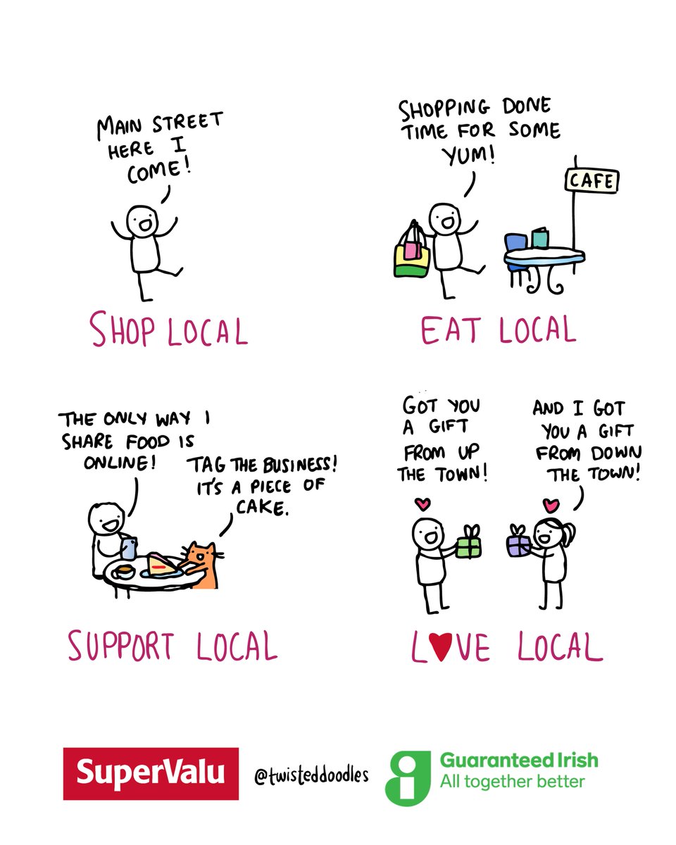 Shop Local, Eat Local, Support Local, LOVE LOCAL! ☘️
We're encouraging all our followers to support the small local businesses in their community such as hairdressers, restaurants, bookshops or craft shops (the list goes on)...