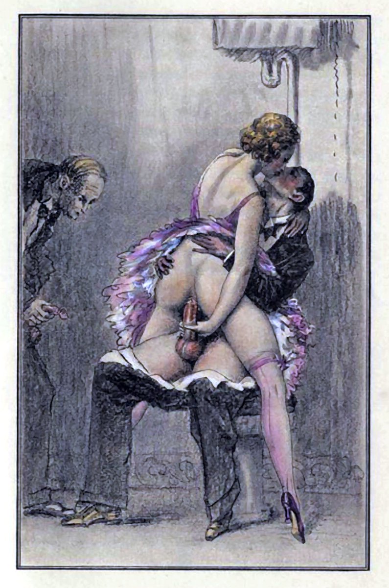 honesterotica's tweet photo. An important new portfolio today from one of your favourite artists, Paul-Émile Bécat’s 1936 illustrations for 'Colette' by the outrageous Johannès Gros. You want sexual experimentation, you have it! See them all now at https://t.co/C754ossBzl and get experimenting! https://t.co/nJ7lrAG8fZ
