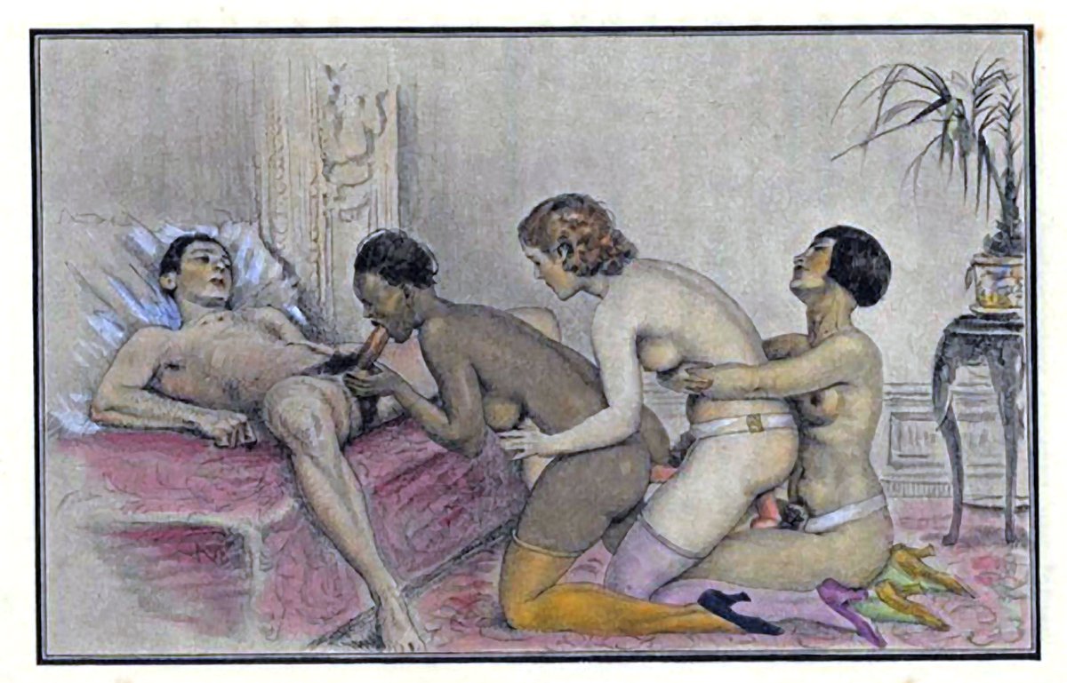 honesterotica's tweet photo. An important new portfolio today from one of your favourite artists, Paul-Émile Bécat’s 1936 illustrations for 'Colette' by the outrageous Johannès Gros. You want sexual experimentation, you have it! See them all now at https://t.co/C754ossBzl and get experimenting! https://t.co/nJ7lrAG8fZ