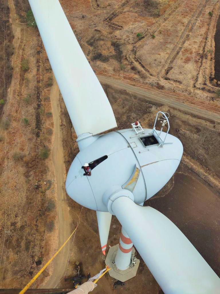 PowerconIndia's tweet photo. Another significant milestone in our journey! 
@PowerconIndia has successfully dismantled and replaced the main, rear &amp; yaw bearings at one of our esteemed customer's #WindFarm in #India. #WindEnergy #renewableenergy #windturbines 

To know More Visit: https://t.co/UVcSOkOqWe https://t.co/FOaCH1eHmA