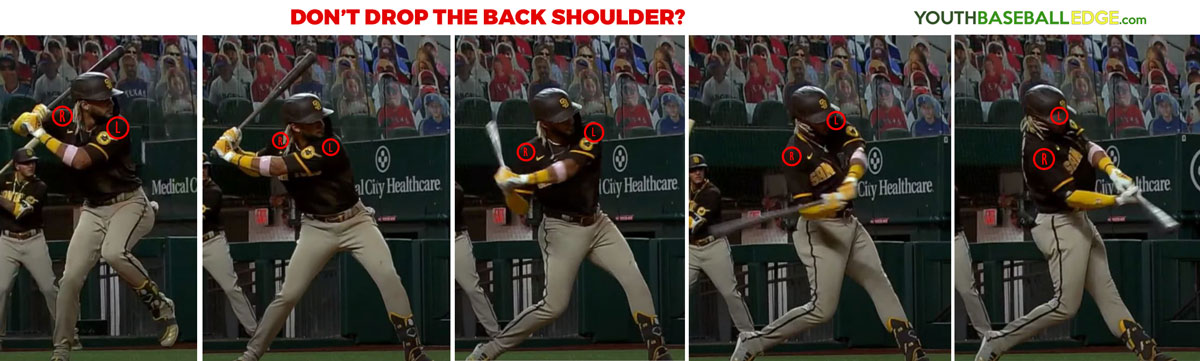 edgybaseball's tweet photo. Misinformation: "Don't drop the back shoulder!"
True information: "Bruh" https://t.co/Mbuk3dSpsQ
