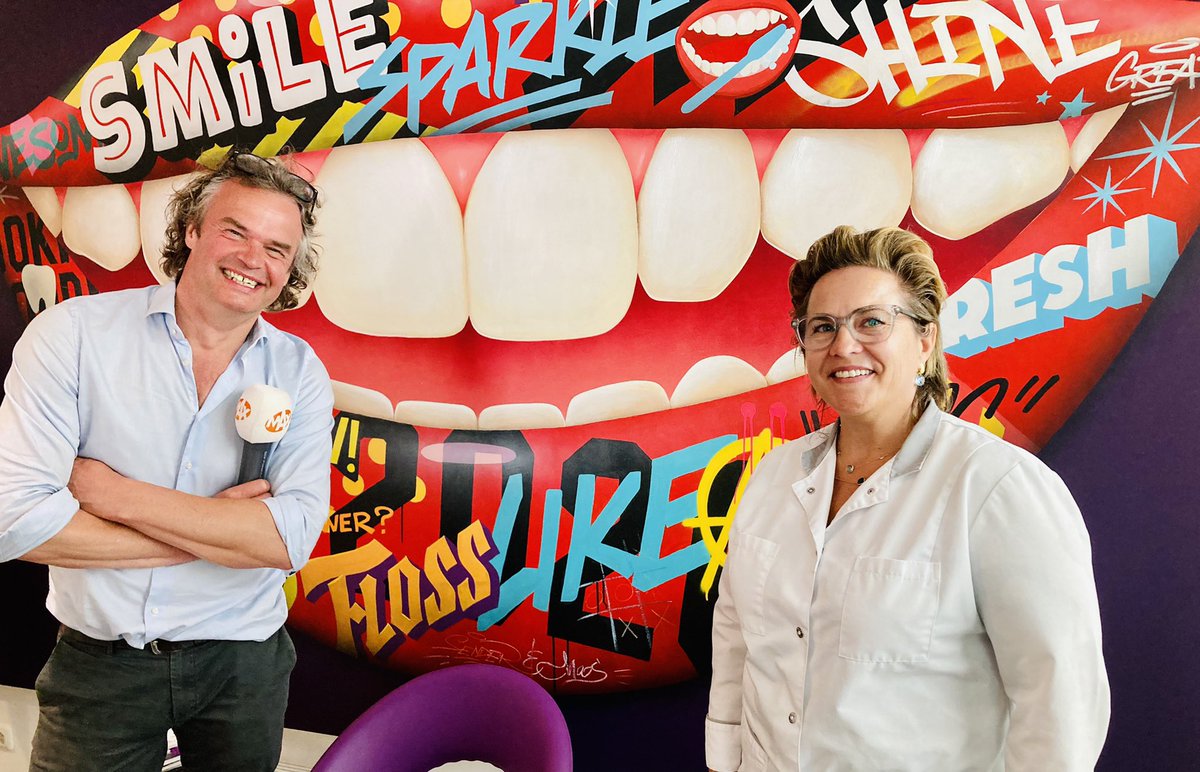 Voor de omroep Max Radio 5 podcast met tandarts Karin Molhoek mee. Luister: bit.ly/2TkpX3d <a href="/NPORadio5/">NPO Radio 5</a> <a href="/OmroepMAX/">Omroep MAX</a> <a href="/KNMTnieuws/">KNMT</a>