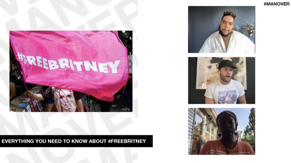 Freedom_Series's tweet photo. If you haven’t seen it yet, check out our team member @VyletteWulf talk about #FreeBritney on #ManOver with Steven London: https://t.co/v6zKQyw0rC #NoEvaluation #EndTheConservatorship #Ableism #DisabilityRights https://t.co/dle1tACVfv