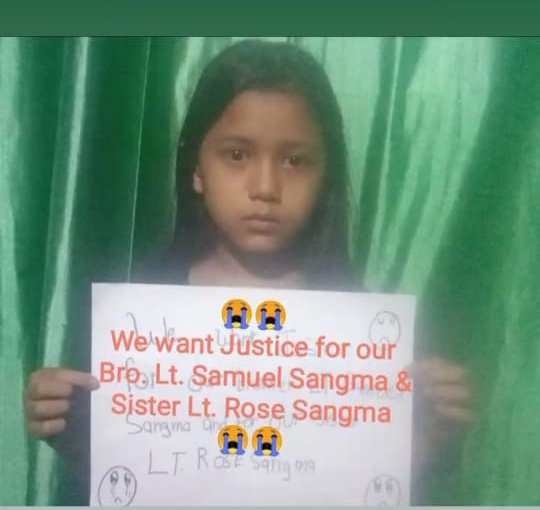 solomonshaikh's tweet photo. #Meghalaya shouting out louder &amp; their war cry demanding just justice for #RosySangma &amp; #SamuelSangma can no longer be muted or ignored.
It is reverbating &amp; reaching all corners of North East. 
Meghalaya will not rest until justice is not delivered.
A solemn pledge by #Meghalaya https://t.co/cZwsqh940h