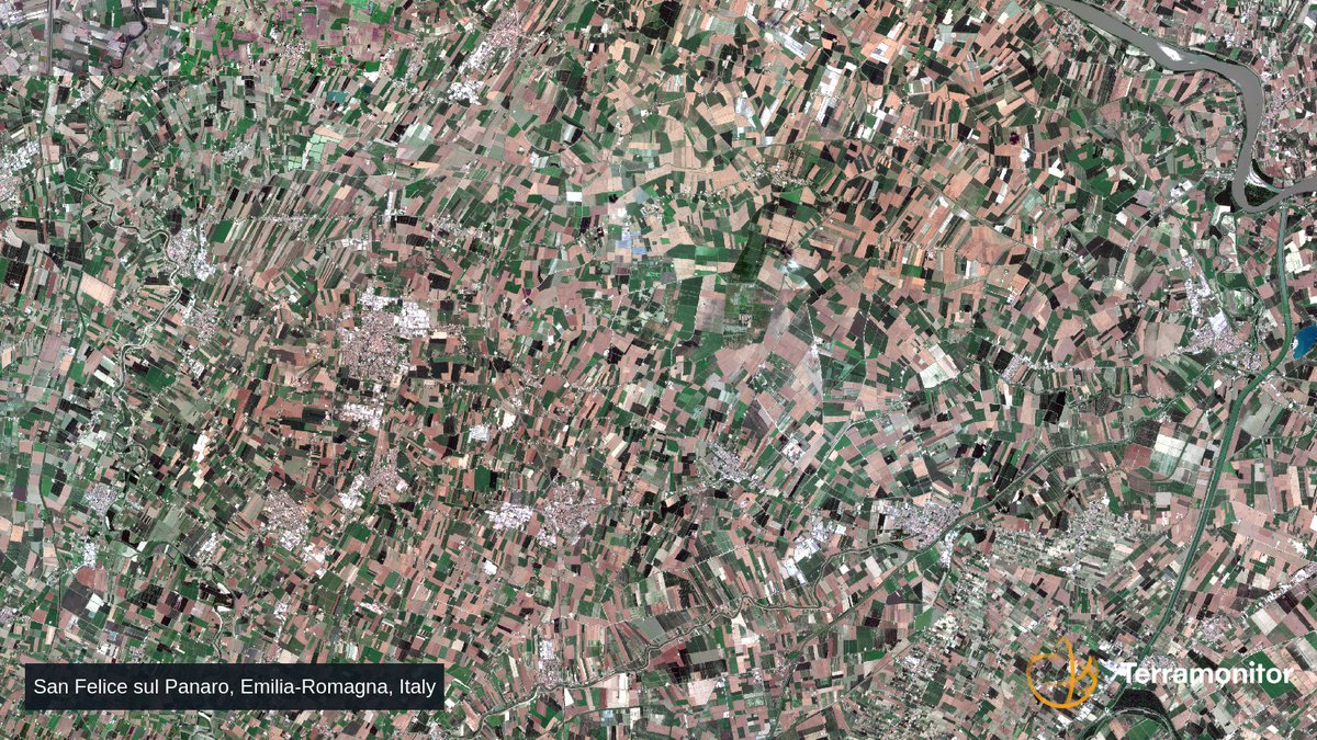 View of the day #SanFelicesulPanaro #italy #agriculture #spacedata