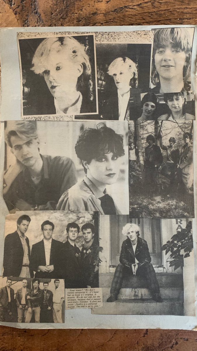 My Punk Scrapbook No.269 - David Sylvian x2, Gina Birch, Delta 5, Echo & The Bunnymen, John McGeoch, The Wall, The Cure, Pauline Murray & Robert Blamire #davidsylvian #ginabirch #delta5 #echoandthebunnymen #johnmcgeoch #thewall #thecure #penetration #mypunkscrapbook