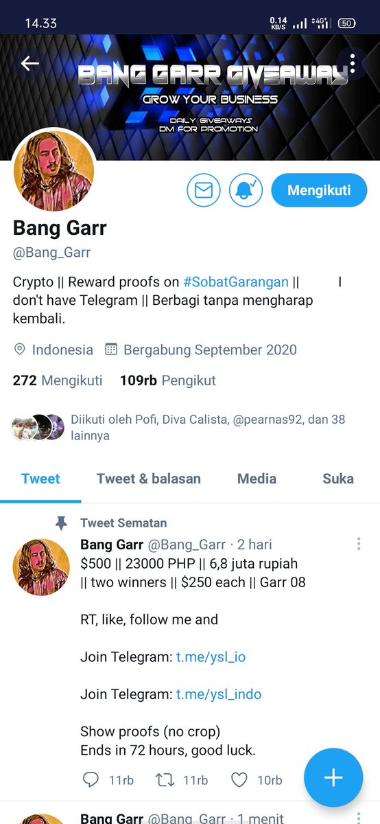 Fitri03030550's tweet photo. @Bang_Garr Done kak https://t.co/zHBTgNB1K7