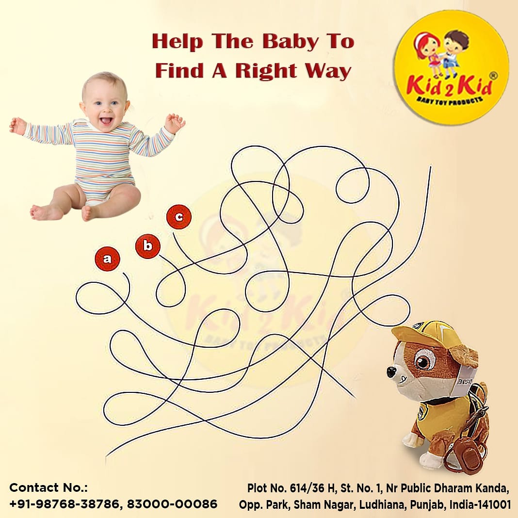 kid2kidkhurana's tweet photo. Letโs help this toddler to find his way to the amazing toy! Just for fun and play!
.
โญ For orders & inquiries: https://t.co/8IuaBt4FNv
๐ Call us: +918300000086
.
#kid2kid #maze #toys #toyshop #fun #play #kidsitems #funtime #playtime https://t.co/IpiBgVfZSd