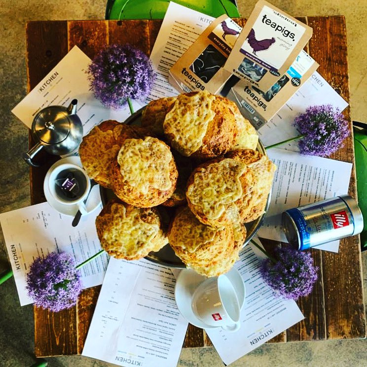 Morning 😍 #cheesescones #illycoffee #thorpeness #thekitchen