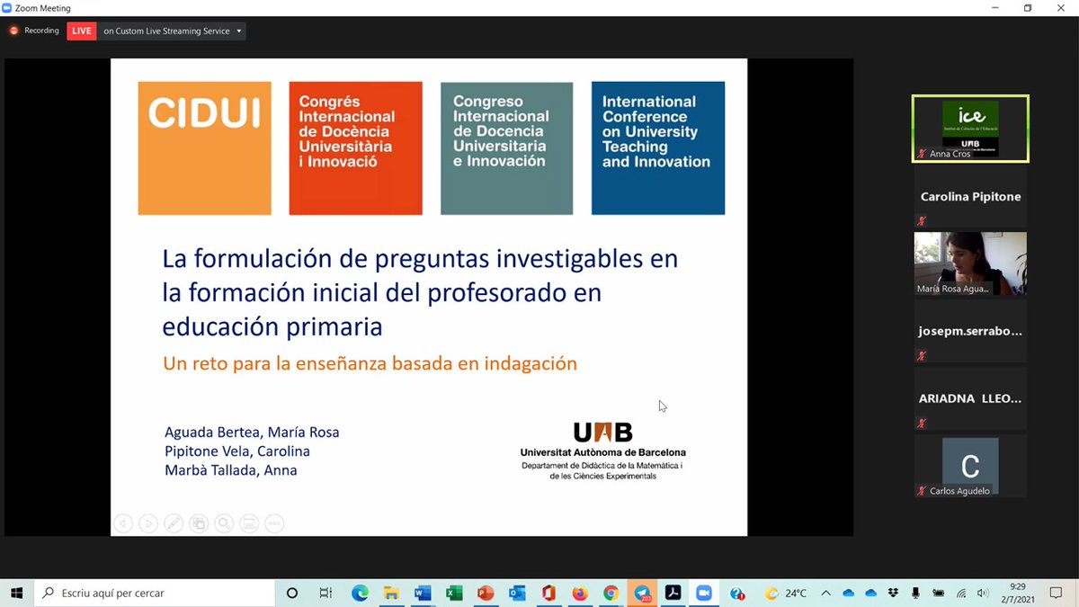 mcpipitone's tweet image. Las preguntas investigables en la fomación inicial del profesorado. La importancia de las PI en las clases de ciencia ¿Cómo influye el dominio del contenido? @MariaRosaAguada @annamarba #CIDUI2021