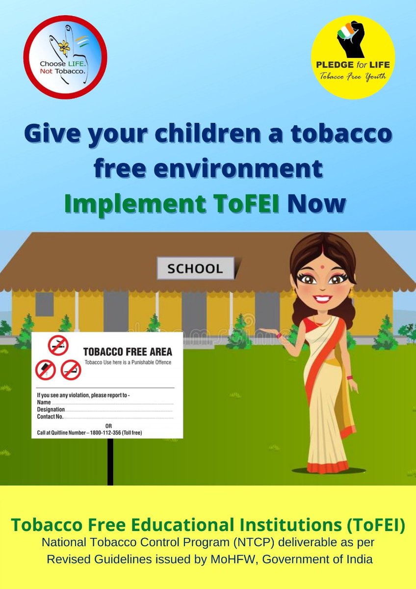 ToFEI is a great program to protect our children from Tobacco Epidemic.
<a href="/ysjagan/">YS Jagan Mohan Reddy</a> <a href="/AudimulapSuresh/">Audimulapu Suresh</a> <a href="/rajbudithi65/">Rajsekhar Budithi</a> <a href="/ArogyaAndhra/">Health Medical and Family Welfare Department - AP</a>   <a href="/AndhraPradeshCM/">CMO Andhra Pradesh</a> <a href="/katamneni/">bhaskar katamneni</a>       <a href="/MD_NHM_AP/">MD.NHM.AP</a> <a href="/MoHFW_INDIA/">Ministry of Health</a>