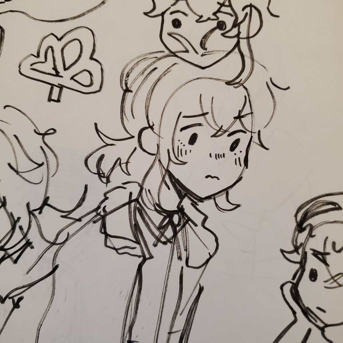 i do not have the attention span to draw but i do it anyway 