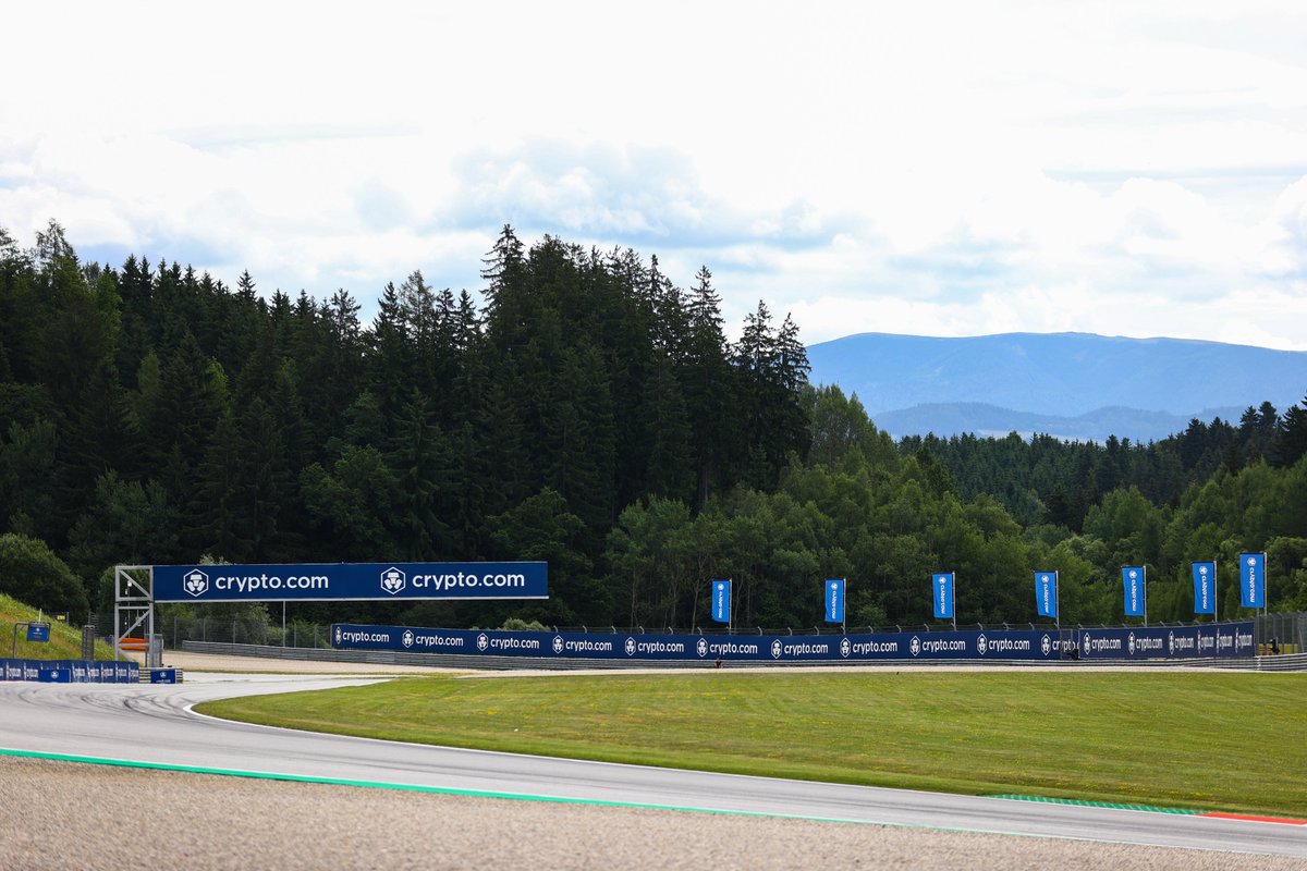 cryptocom's tweet photo. 🏎 Spot us at the #AustrianGP for a chance to win USD 100 in CRO! 

Here’s how:
👋 Follow @cryptocom 
📸 Snap a pic of the race with the https://t.co/vCNztATkNg logo in the background
🖼 Tweet it &amp; tag @cryptocom + #CryptoF1

Rules: https://t.co/8m05slbgZH https://t.co/nYS8Lcyaq7