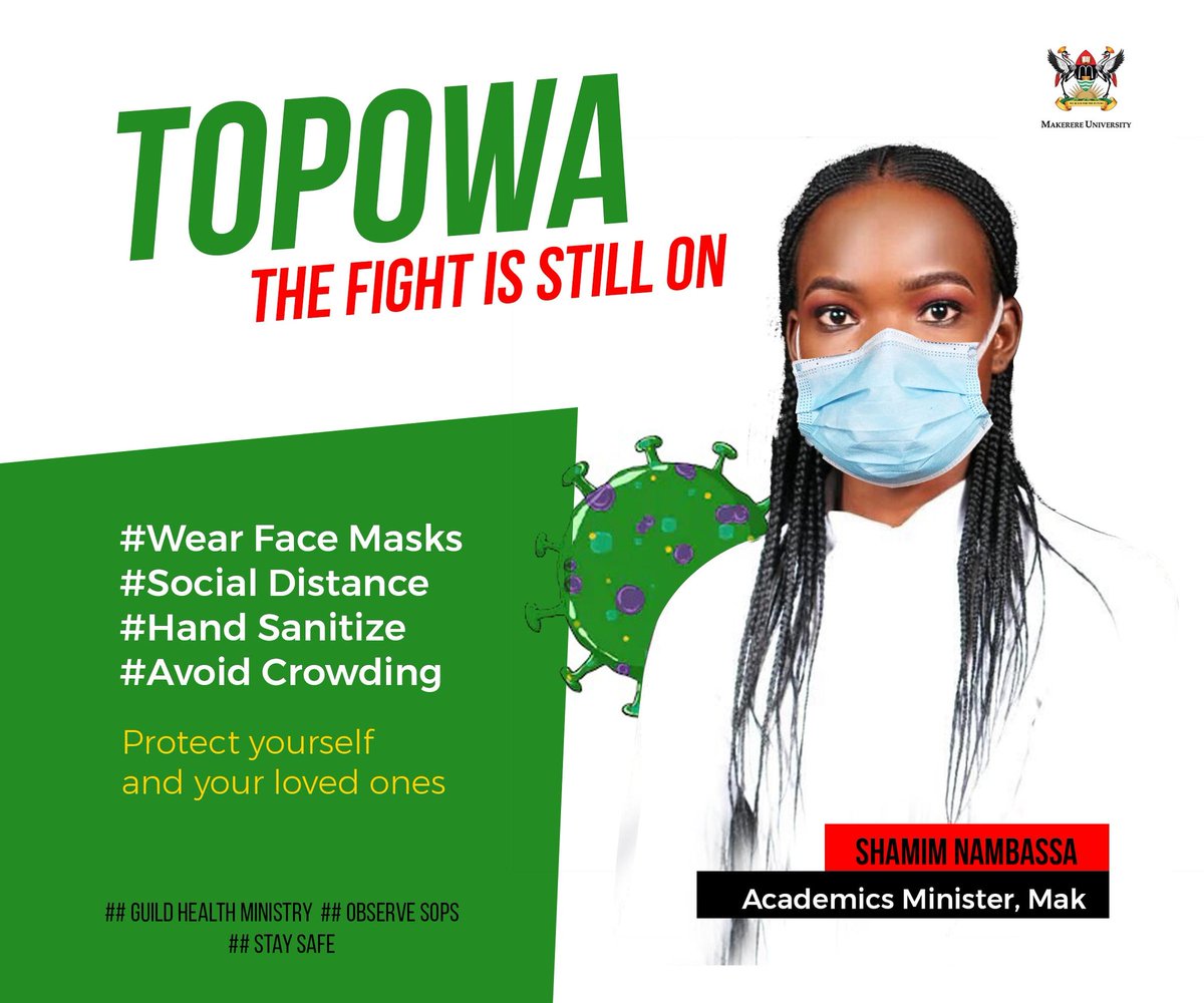 If you know the art of deep breathing, you have the strength, wisdom and courage of ten tigers. #TOPOWA,the fight is still on_ Observe SOPs, STAY SAFE. @lamsherMim @Makerere