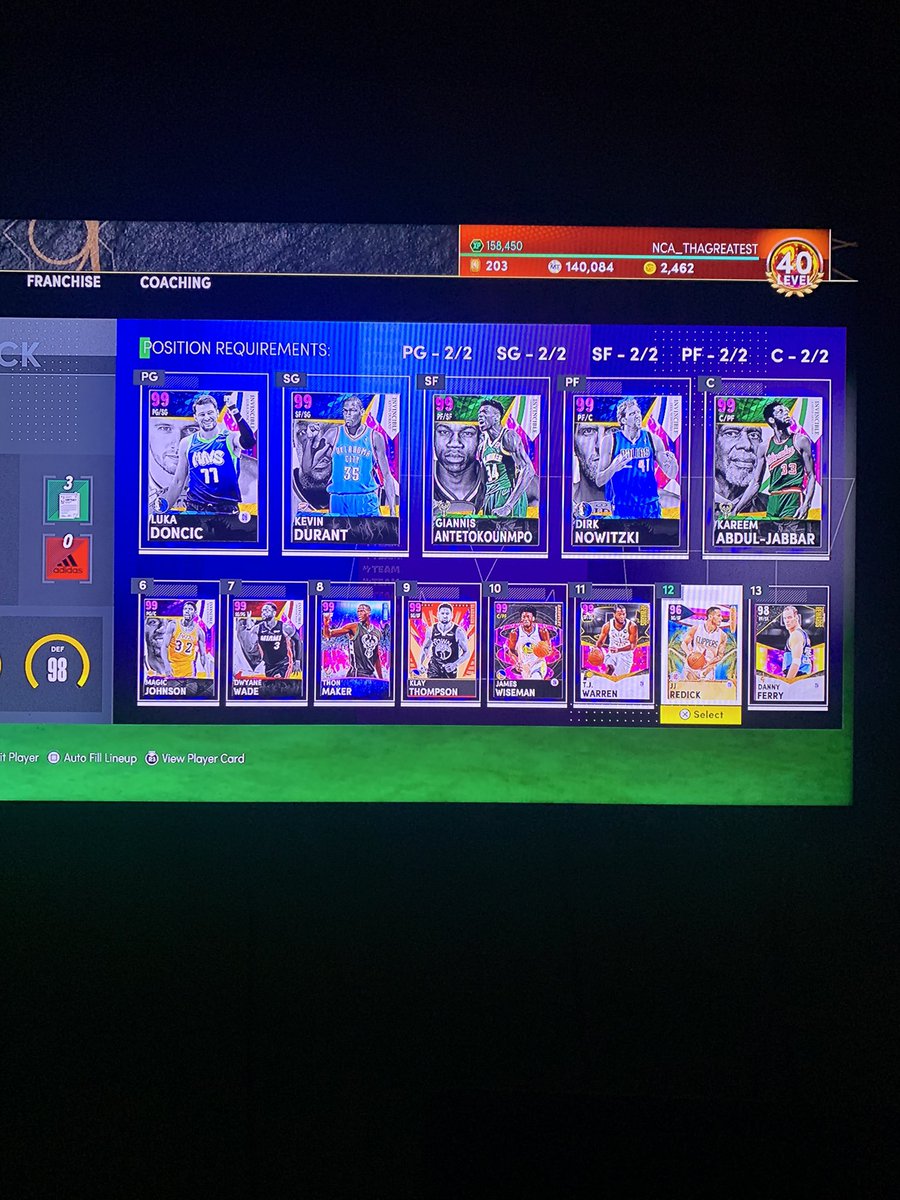 NCAwalkingbuck's tweet photo. @NBA2K_MyTEAM How can I improve? https://t.co/LcFXHqQwHH