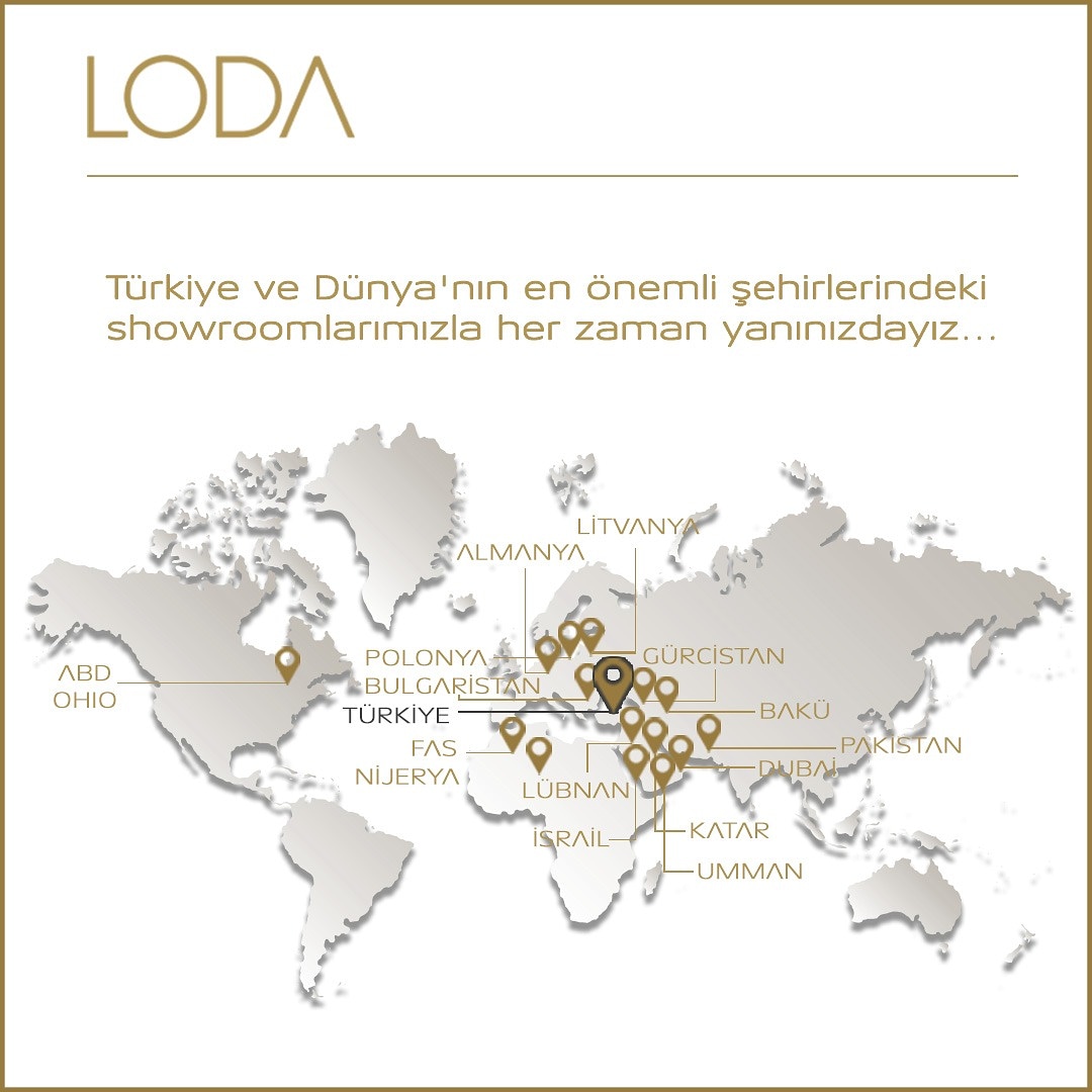 Türk mobilyasını, Dünya'da görünür kılmak için çalışmaya devam ediyoruz.
Özgün tasarımlarımız ve yüksek teknolojimiz ile üretimden dağıtıma, insan odaklı hizmet anlayışıyla, Dünya'nın bir çok ülkesinde kullanıcılarımızla buluşuyoruz.
#LodaMobilya #LodaFurniture #Mobilya
