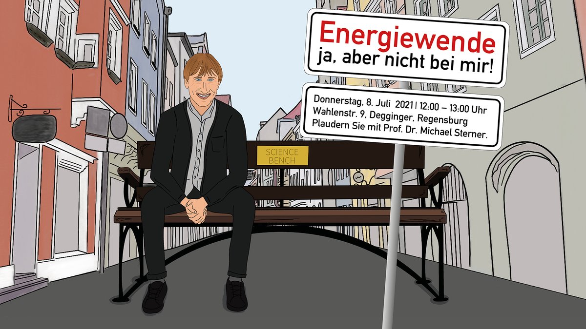 Sich mit Experten über die #Energiewende austauschen? Die Aktion "Science Bench" des Hochschulverbunds TRIO macht's möglich – in Regensburg mit @prof_sterner!

Wann: 5. Juli 2021, 15-16 Uhr + 8. Juli 2021, 12-13 Uhr
Wo: Deggideck des Degginger

➡️ transfer-und-innovation-ostbayern.de/ueber-trio/akt…

📸 TRIO