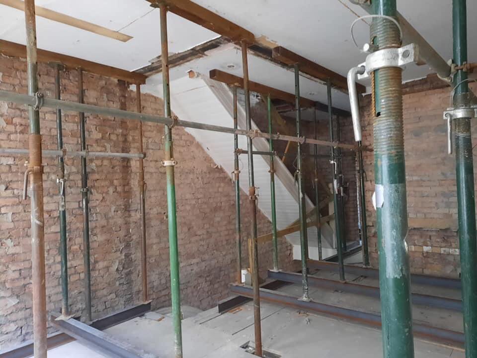 trancoltd's tweet photo. Another great job by our Specialist Team👊🏼
Supply &amp; install Temporary propping to support an unstable concrete floor in the centre of Machester. 👷🏽 https://t.co/06inh5DaW7