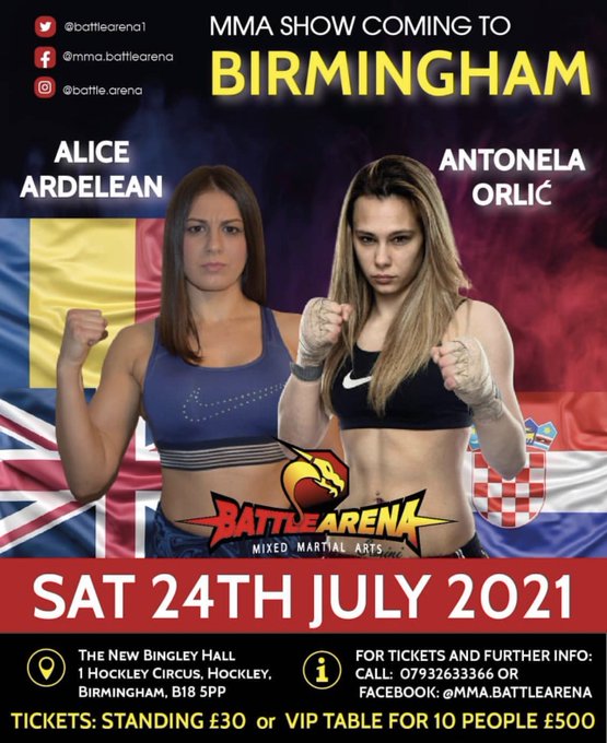 It's official. This is the date for my next fight. Only 3 weeks away❤️‍? I'm super excited as this is