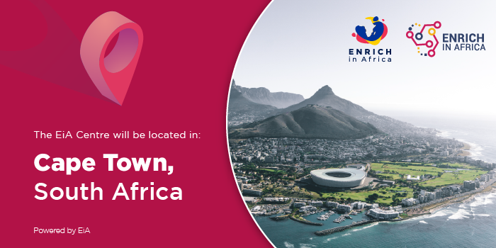 And the winner is.....📣🎉CAPE TOWN🎉!
The #EiA Centre will be hosted jointly by project partners <a href="/methysgroup/">Methys Group</a> and <a href="/SBCAfriTech/">SBCAfriTech</a>, both based in South Africa. Who is looking forward to visiting?🥳🌍
<a href="/EU_Commission/">European Commission</a> <a href="/EUBIC/">EBN -European Business & Innovation Centre Network</a> <a href="/SEZ_Europa/">SEZ</a>  <a href="/ENRICH_network/">ENRICH GLOBAL</a>