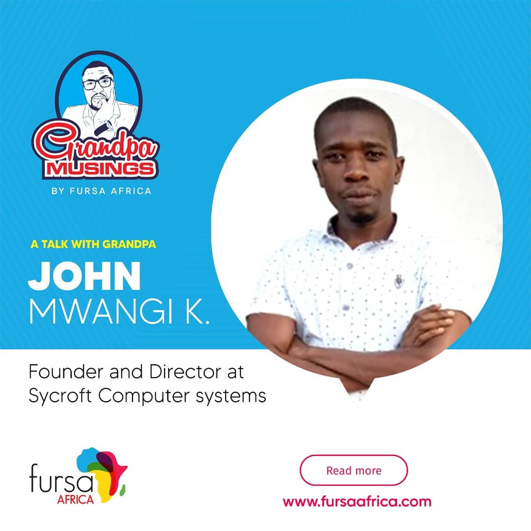 FursaAfrica's tweet photo. Today on on Grandpa Musings we  talk to John Mwangi Kariuki. Founder and Director at Sycroft Computer Systems. To read more click on the link below.  #technology  #thefutureistech #MainaAndKingangi #BBIAppealHearing #PhantomX
https://t.co/JIGdb6AUnE https://t.co/4wFEqDsXYA