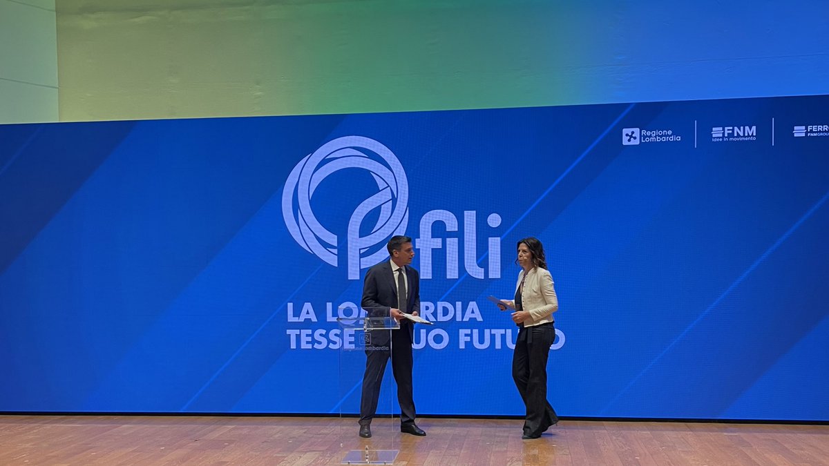 “Tessere il futuro è una sfida per tutti, dobbiamo ragionare da oggi su quello che sarà il modo di spostarsi e di interagire di domani per dare un futuro sostenibile ai nostri figli” - <a href="/GiusiLegrenzi/">Giusi Legrenzi</a> 

#FILIProject #2luglio <a href="/FNM_Group/">FNM Group</a> <a href="/RegLombardia/">Regione Lombardia</a>