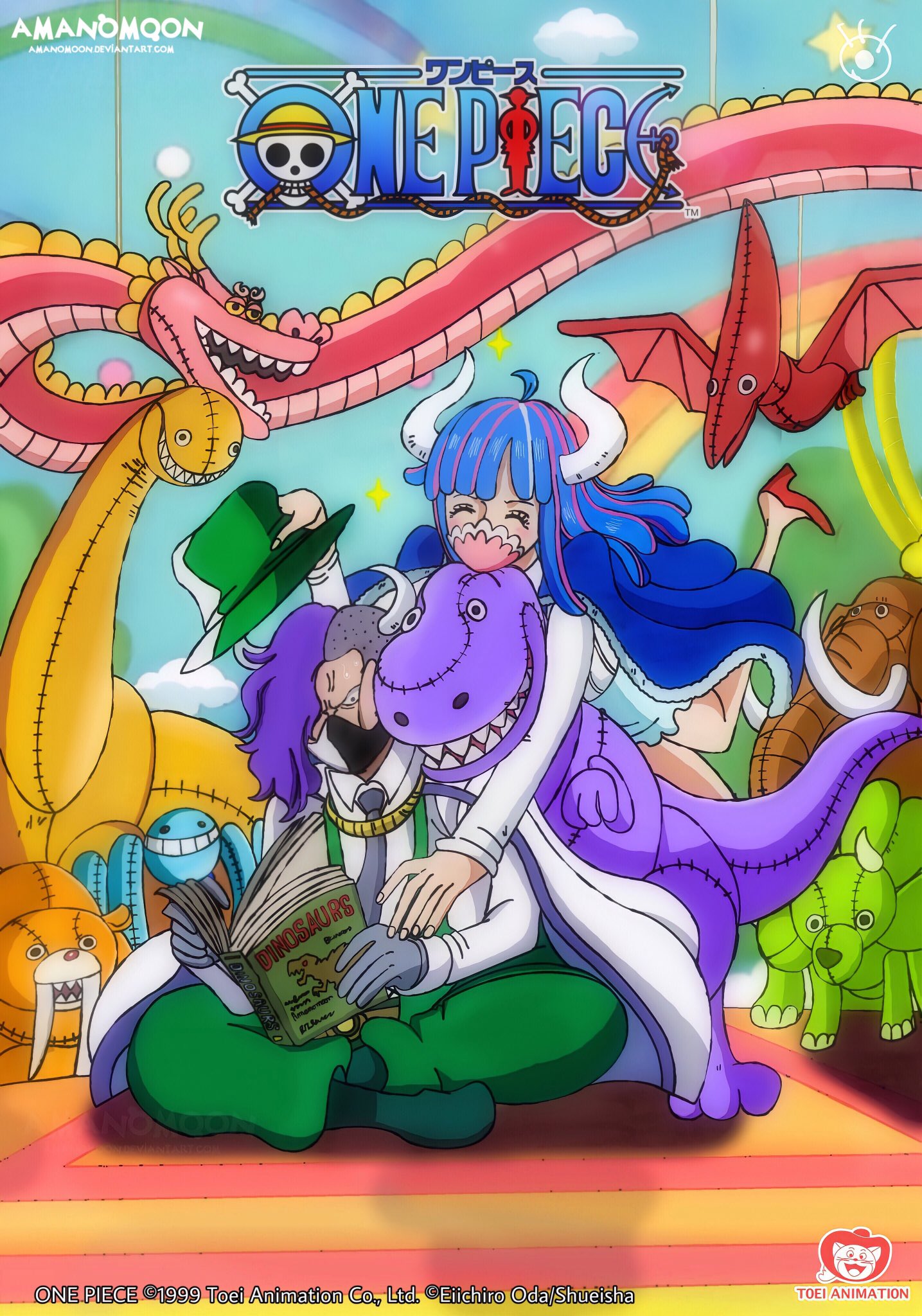 ワンピース　うるティ ＆ ページワン　アートポスター ONE PIECE - ワンピース うるティ＆ページワン アートポスターの
