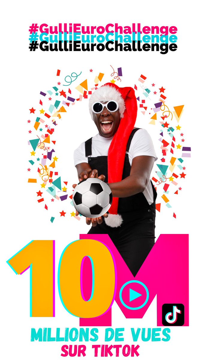 gulli's tweet image. #EURO2020 #Euro2021 #Gulli
⚽️Succès pour le #GulliEuroChallenge sur #TikTok
🔟millions de vues en 2 semaines !!

La compétition continue #ITABEL #SUIESP 
RDV▶️vm.tiktok.com/ZMdjRsaGG/  

🎶un son de @MoussierTombola
 avec @Gwendaloff @Gaelle_Marieoff @joanfaggianelli