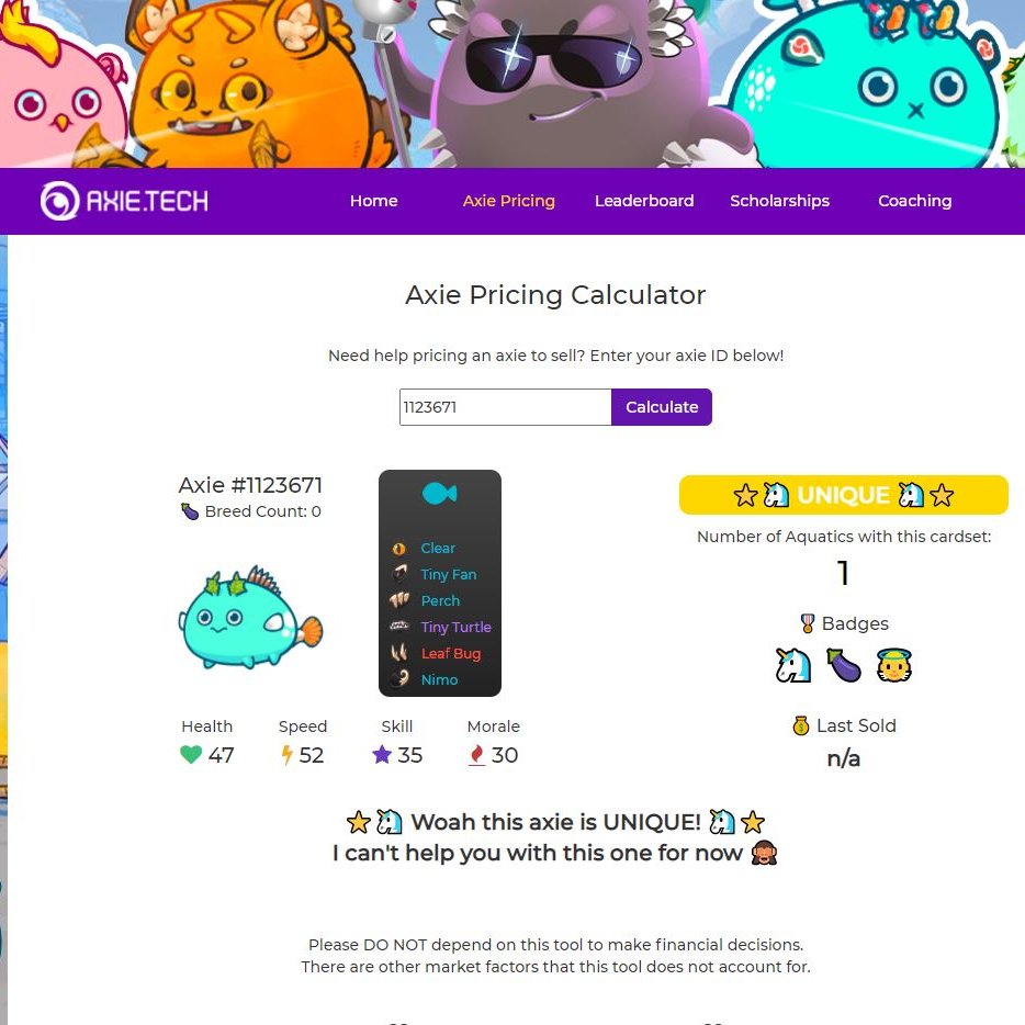 DGG_DAO's tweet photo. Dynamite Guild Gaming is having a giveaway! Leader @DynamiteAxie has donated a one of a kind perch aqua. There is nothing cooler than seeing⭐️🦄UNIQUE🦄⭐️. To enter the giveaway please follow us, like the post, and tag 3 friends who need this! Random Winner selected in 24 hours! https://t.co/L4mhmHr9YA