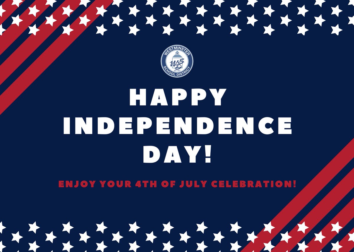 Happy Fourth of July! Enjoy your weekend and be safe.