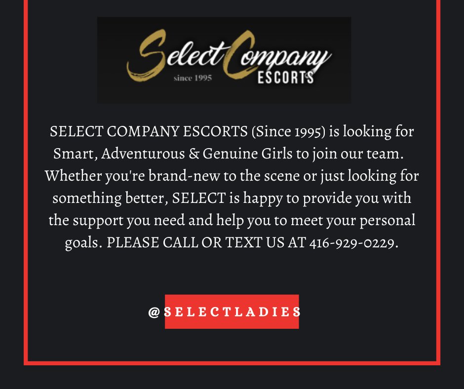 Select Company Escorts (@selectladies) on Twitter photo 
