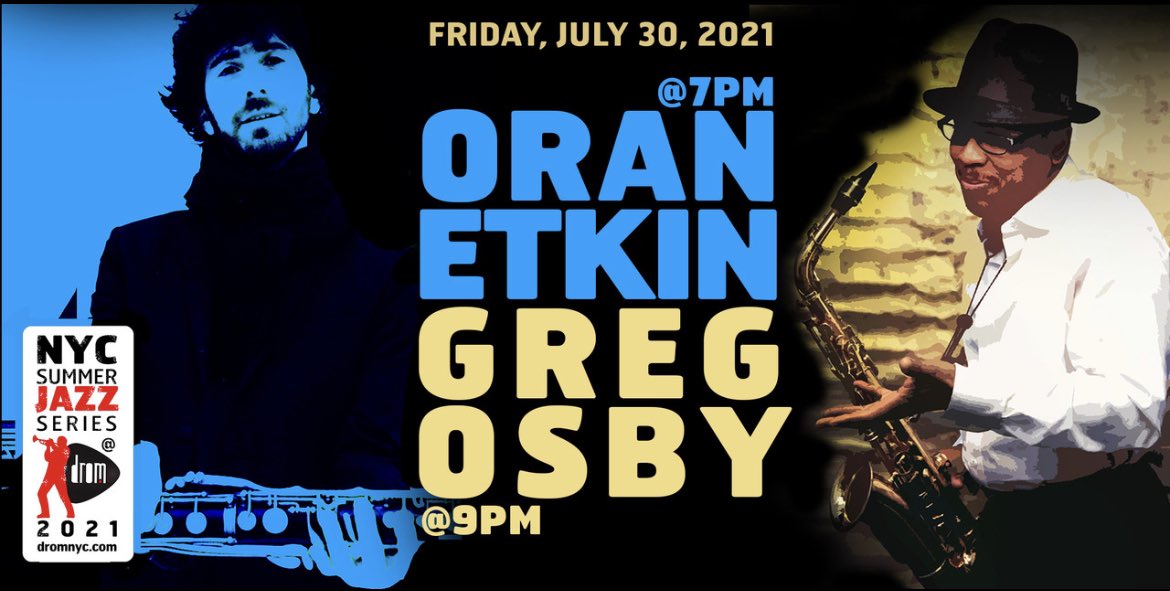 NYC get your tix quick... this show will sell out! dromnyc.com Double bill with <a href="/gregosby/">Greg Osby</a> at <a href="/dromnyc/">DROM</a> in the #EastVillage

#drom #nycjazz #jazz #bam #blackamericanmusic #autophisiopsychic #saxophone #clarinet #bassclarinet