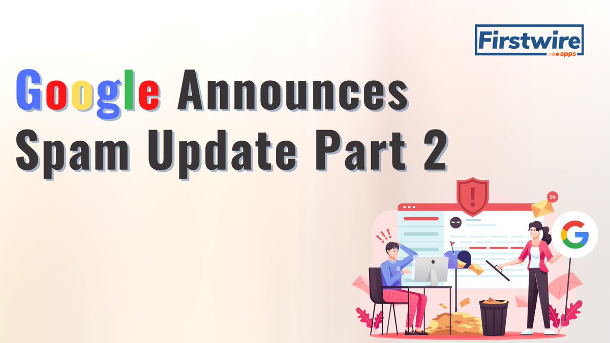 firstwireapp's tweet image. Here are #webmaster guidelines which types of spam one should avoid:
🚨 Autogenerated content
🚨 Link schemes
🚨 Unoriginal content
🚨 Cloaking
🚨 Hidden text or links
🚨 Doorway pages
🚨 Scraped content
🚨 Abusing data
#GoogleUpdate #googlespamupdate #SEO #firstwireapps