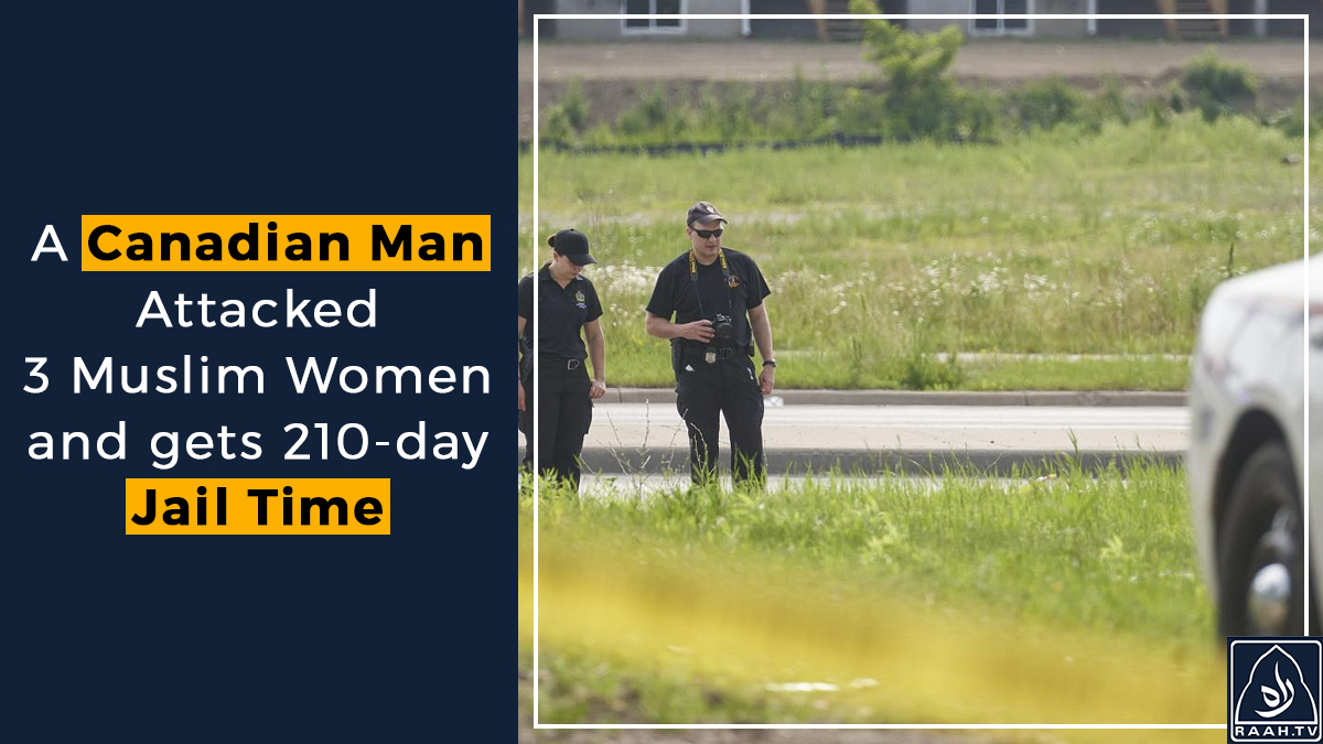 raahtv's tweet photo. A Canadian Man Attacked 3 Muslim Women and gets 210-day Jail Time 
Click the link for more details : https://t.co/HlBKqckTHN
#raahtv #edmonton #universityofalberta #muslimwoman #hijab  #canada #ImranKhanStudentsKeSunlo 
#IMRANKHANstudentskisuuno https://t.co/gFtypZsPj2