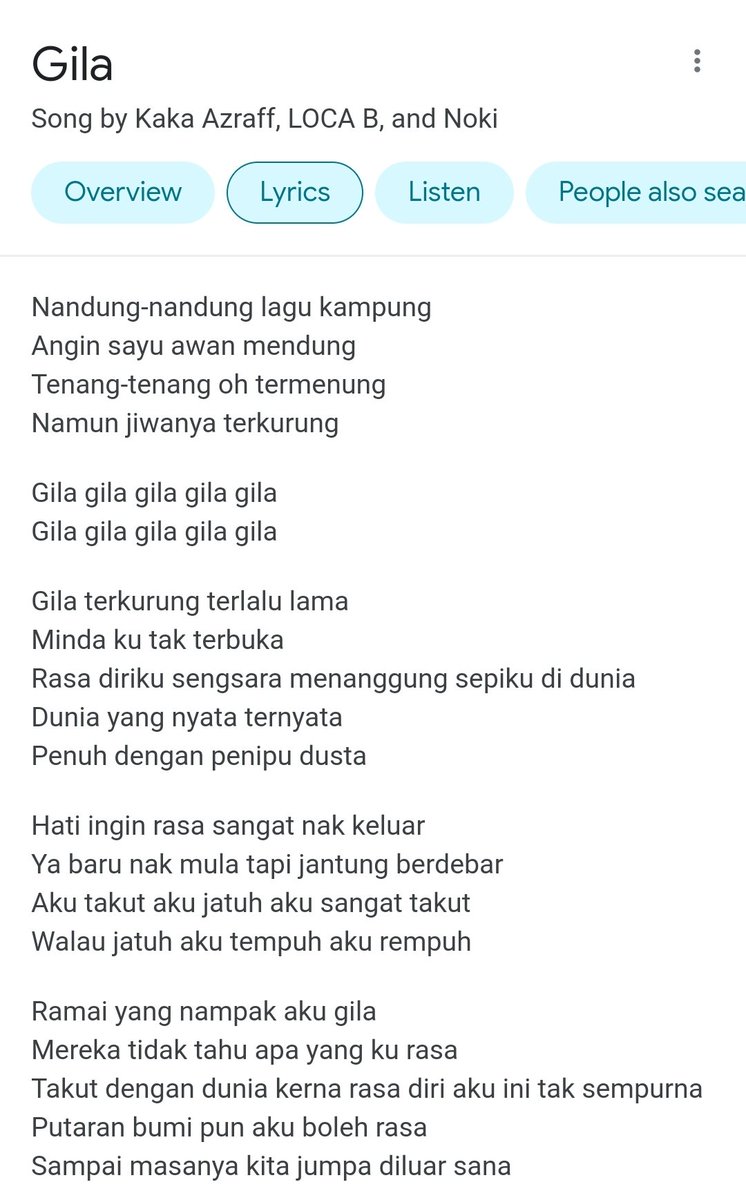 heartuarist's tweet image. Aku rasa lagu ni menang AJL lg tahun depan. 
#PKP #PKP3 #PKPD #PKPDlagi #gila #kakaazraff 

youtu.be/813pzS4kHTQ