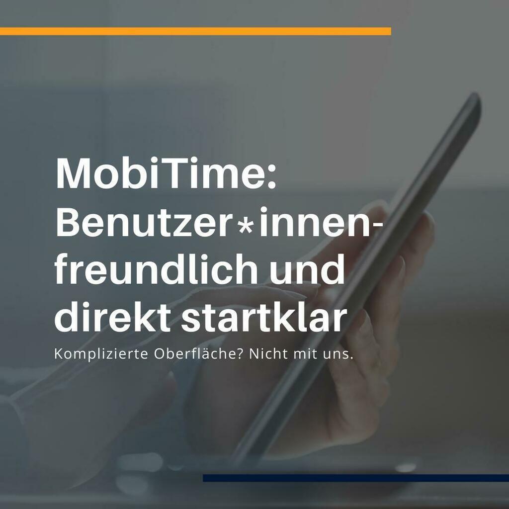 Komplizierte Oberfläche? Findet ihr bei uns nicht. Wird unsere #App gestartet, kann sie direkt und intuitiv benutzt werden. Egal, wie technisch versiert Eure Mitarbeiter*innen sein mögen, jede und jeder kommt garantiert mit #MobiTime zurecht. Auf Wunsch können wir die App, d…
