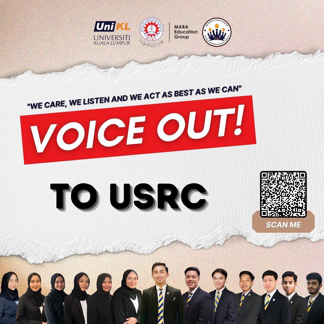 srcmimetians's tweet photo. Assalamualaikum W.B.T and Salam We Are UniKL ✨

We, UniKL Student Representative Council 2021 (USRC) would like to get all students attention on complaints and suggestions We have opened a form for students to raise their voice on any current issues and challenges faced https://t.co/CSanCaT6vY
