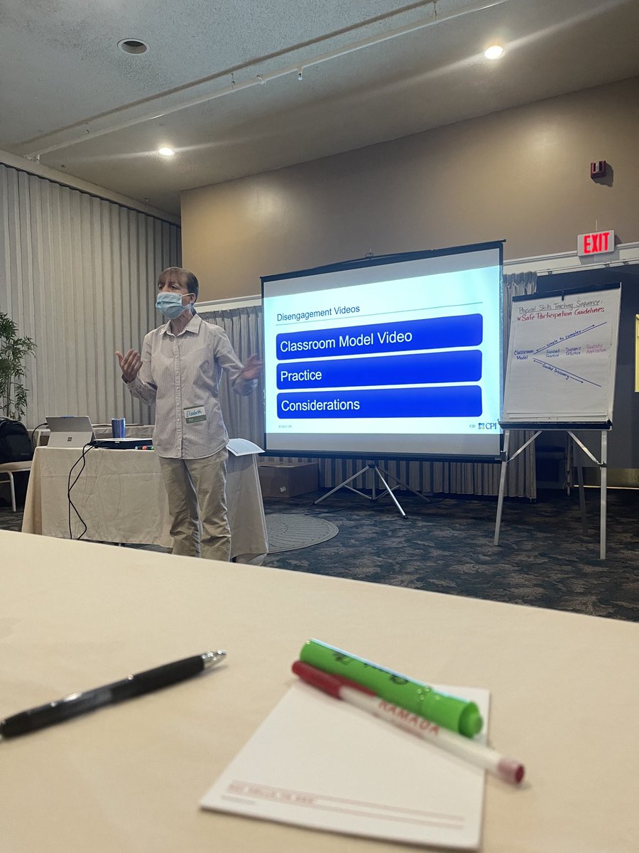 Day 4 of CPI’s Non-Violent Crisis Intervention recertification. Added,  Advanced Physical Skills. Grateful to FSD’s commitment to provide staff with skills to be confident in effective communication skills and working with students in crisis.
