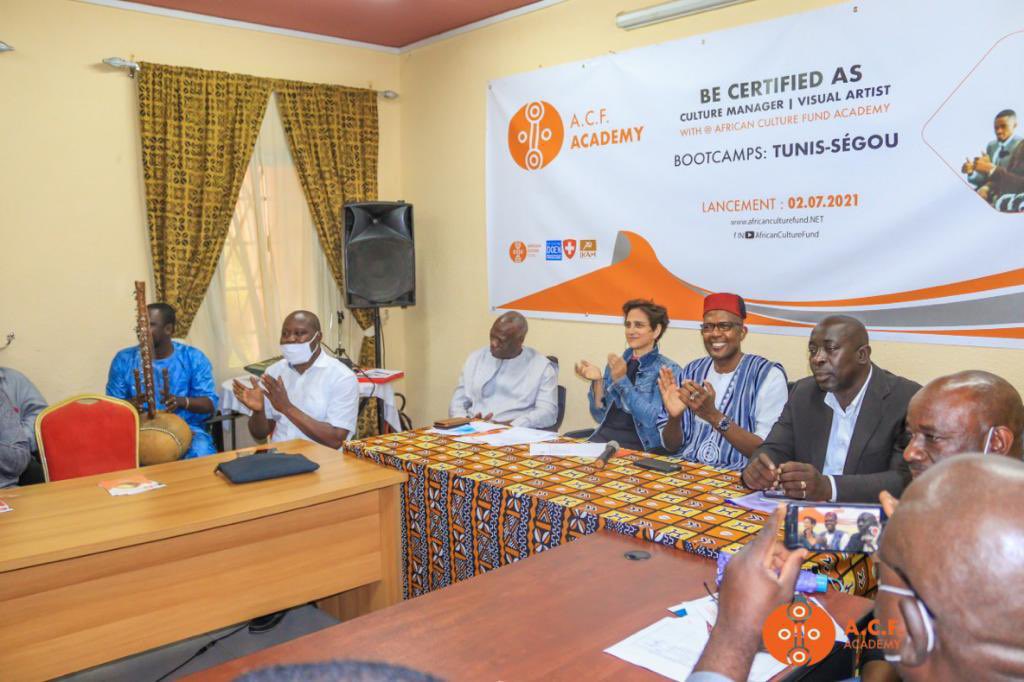 Lancement du programme continental de renforcement de capacités des artistes et acteurs culturels africains – ACF ACADEMY – du Fonds Africain pour la Culture (ACF), avec ses partenaires au Musée national du Mali.