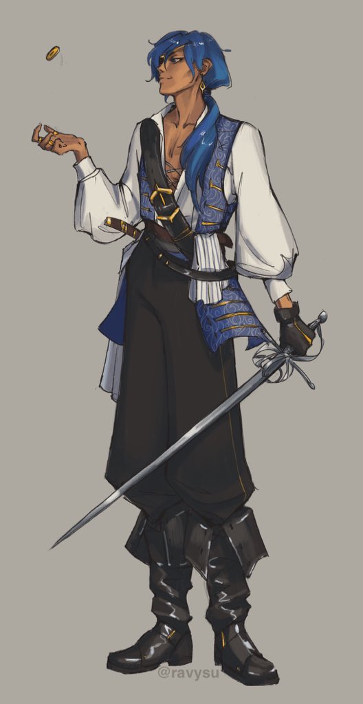 ravysuu's tweet photo. a pirate, btw
#Kaeya #GenshinImapct https://t.co/oE7sxWOu57