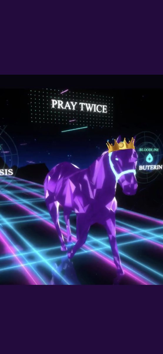 6ShooterRacing's tweet photo. This week’s selection for #DonkeyOfTheWeek was a no-brainer! Please join us in congratulating the horse that many are calling “Queen of the Donkeys”! Champion of the @_ZombieRacing Donkey Tournament: #PrayTwice of @Team_C0LT!
#SixShooterRacing #ZedRun #NFTs @zed_run @JayZedRun https://t.co/mY3QDhy3E1