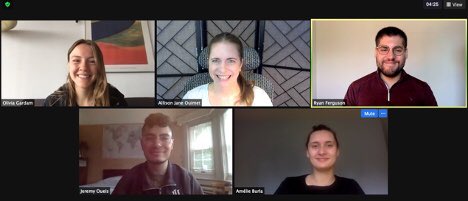 1) started at 9 am with a brief check-in on the plan and then headed to break-out rooms for 4 pomodoros. 

Co-authors are @RyanJFerguson_ <a href="/OliviaGardam/">Olivia Gardam</a> and (not-on-Twitter) Jeremy Oueis and Amélie Burla (all students)
#PaperInADay