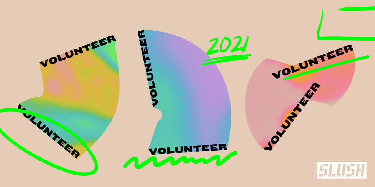 Want to join the Slush community, get notable leadership experience, and experience the behind-the-scenes of the world’s leading startup event? Well, you’re in luck – the application for Team Leads is now open at slush.org/volunteer!

Apply by Aug 8, 2021.