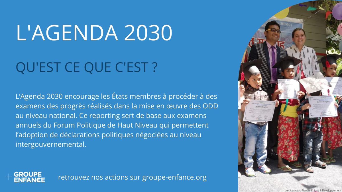 GroupeEnfance's tweet image. L&apos;agenda 2030 des Nations Unies, qu&apos;est ce que c&apos;est ? #GroupeEnfance